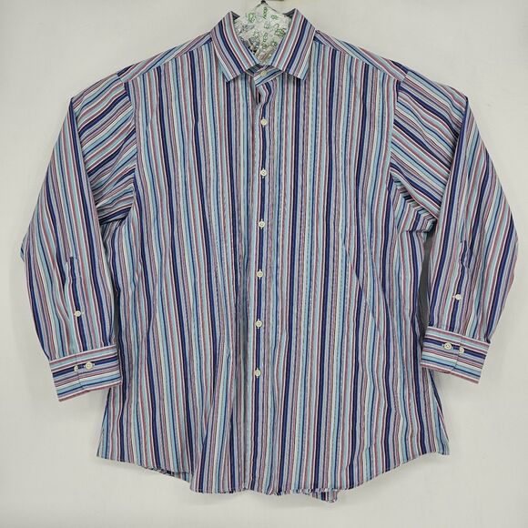 Polo Ralph Lauren Other - Vintage Polo Ralph Lauren Shirt‎ Mens Sz 17.5 32 33 Striped Regent Custom Fit